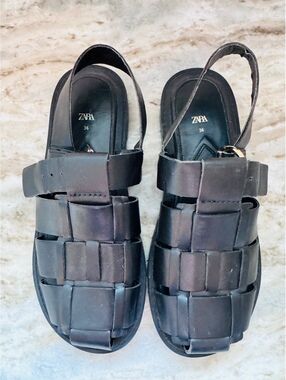 Zara Woven Sandals